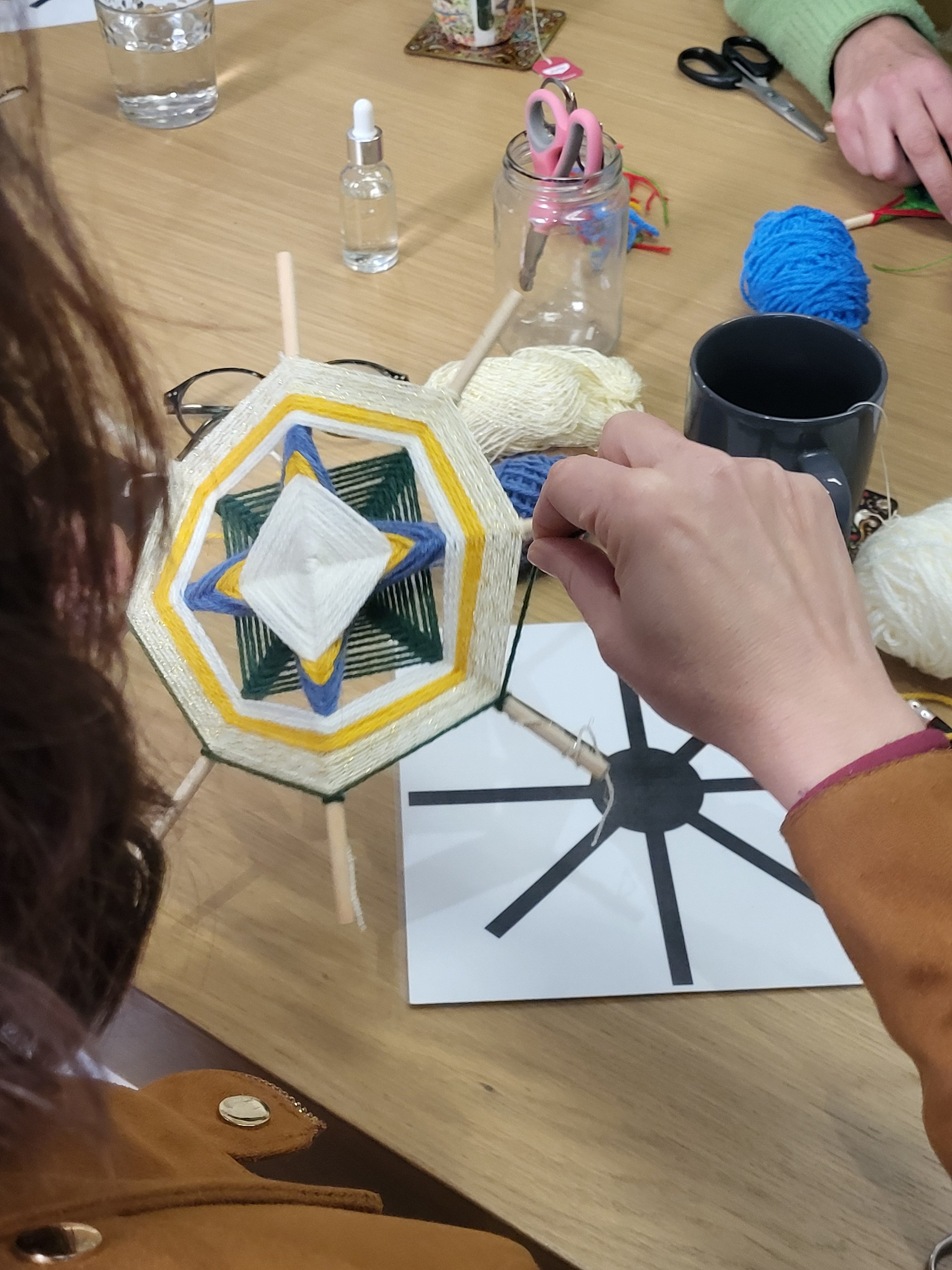 Mandalas tejidos: equilibrando tus hemisferios Febrero o marzo