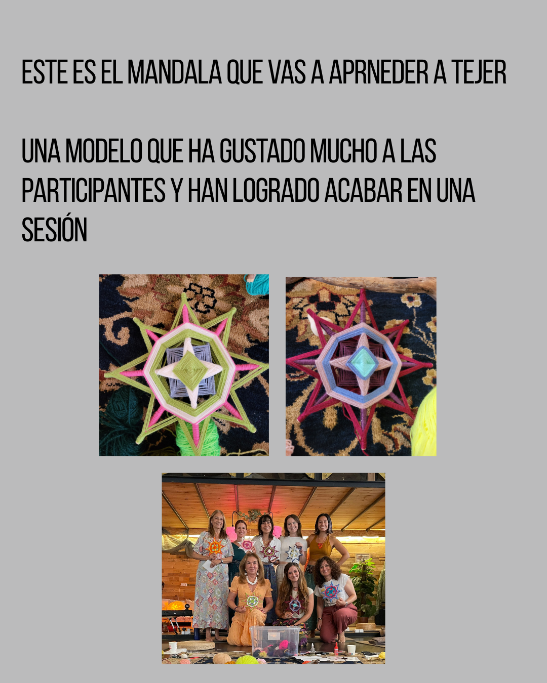 Mandalas tejidos: equilibrando tus hemisferios Enero