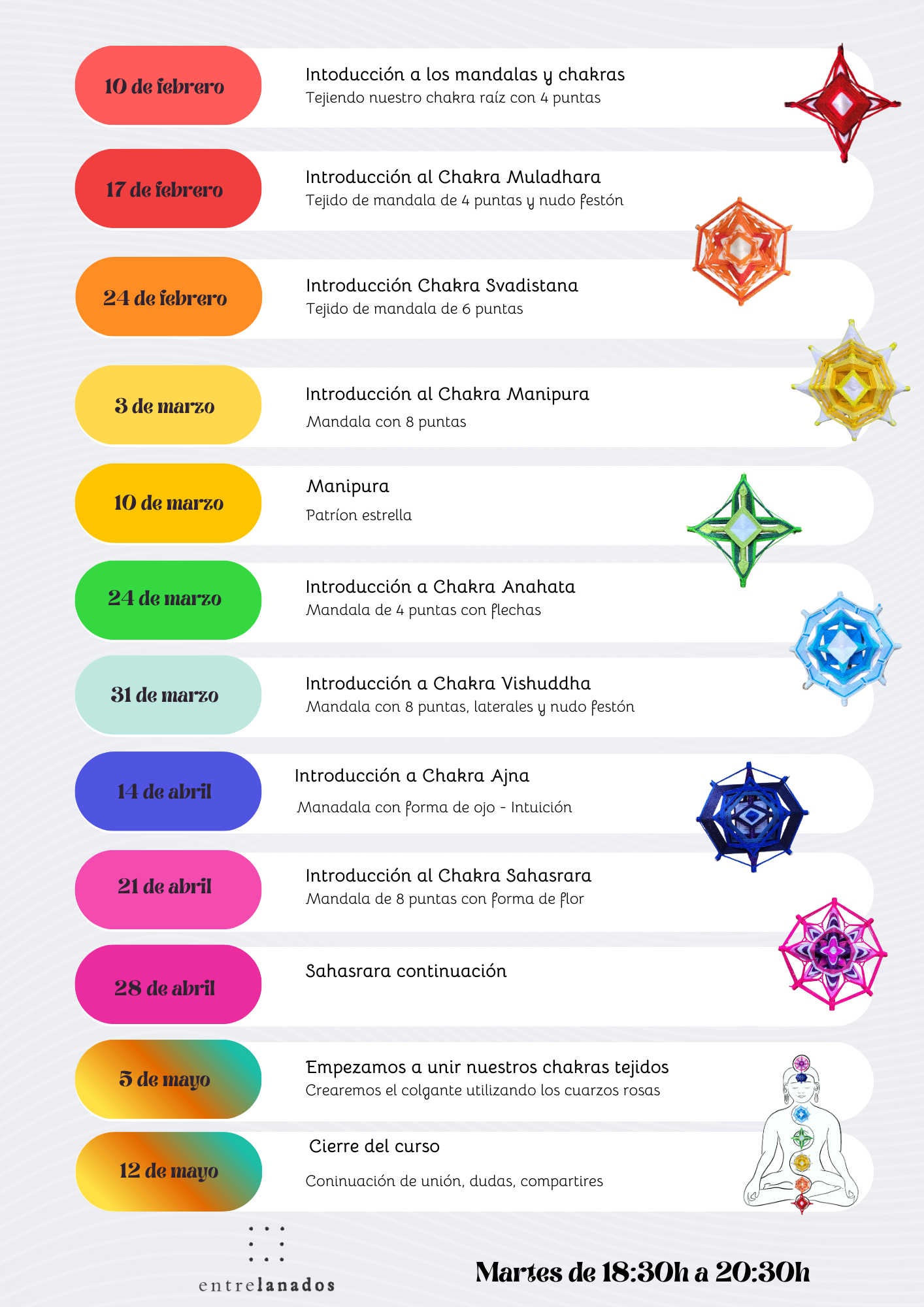 Tejiendo tu Energía vital: Un viaje a través de los Chakras